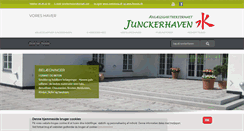 Desktop Screenshot of junckerhaven.dk