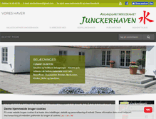 Tablet Screenshot of junckerhaven.dk
